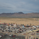 The Buffalo Bill’s parking lot becomes a little Mint City on race day.